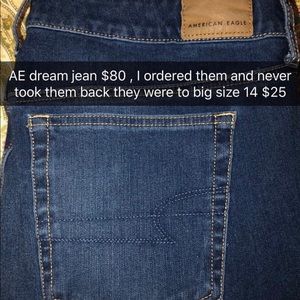 American Eagle dream jean